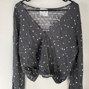 Macy's Sadie & Sage Cropped Blouse